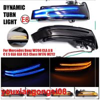 12V Led สำหรับ Mercedes Benz W204 CLA A A B C E S Glla GLK W176ระดับ CLS W212 W218 2011- 2017ไฟ LED กระพริบไดนามิกเปิดสัญญาณไฟ (08)