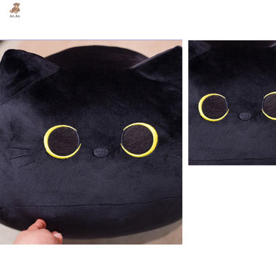 ANA แมวดำ Plushy กับรุ่น Q ของเล่นหมอนสำหรับนอนน่ากอดของเล่นรูปสัตว์