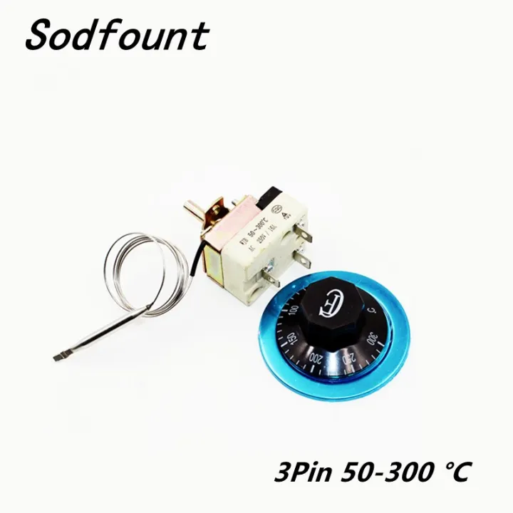 Oven Temperature Thermostat Dial Centigrade Ceramic Heater Adjustable