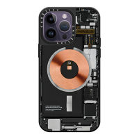 《KIKI》CASE.TIFY INS High-end Phone case for iphone 14 14pro 14promax 13 13pro 13promax High quality shockproof hard Phone case 12 12pro 12promax 11 internal design for girl man New Design ins popular Frosted mirror phone case Black