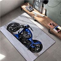 15 Sizes 3D Retro Cool Motorcycle Area RugCarpet for Living Room Bedroom Sofa Doormat Home DecorChild Play Non-slip Floor Mat