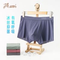 【Ready】? Dg graphene ibacterial mens der mens ice silk ber seamless ber briefs summer th brele head