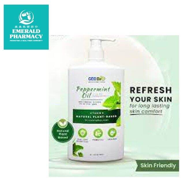 GeoBio Peppermint Oil Ceramides Body Wash 500ml Lazada