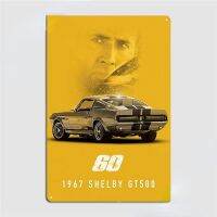 1967 Shelby GT500 Eleanor Metal Plaque Poster-เหมาะสำหรับคลับรถยนต์ปาร์ตี้และของตกแต่งบ้าน