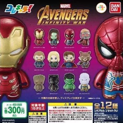 Avengers infinity war โมเดล อเวนเจอร์ ฟิกเกอร์ โมเดลซุปเปอร์ฮีโร่ ฟิกเกอร์อเวนเจอร์ 4cm มาร์เวล Marvel 12 ชิ้น/set ของเล่น 🇨🇳