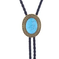 【Fashion house]Celtic Pattern Oval Retro Bolo Tie Golden