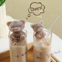 【Ready Stock】 ❁ C14 3D Little Bear Ice Molder Cartoon Ice Cube Molder Ice-making Milk Tea Coffee Ice Ball Mould Creative DIY Tools