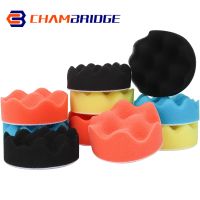 3inch Car Polishing Disc Self-Adhesive Buffing Waxing Sponge Wool Wheel Polishing Pad For Car Polisher Drill Adapter Rotary Tool