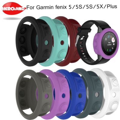 Hot sale Silicone Protective Case Cover For Garmin fenix 5/5S/5X Wristband Protector Shell for Fenix 5x 5s 5 Plus Smart Watch Cases Cases