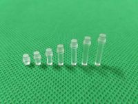 100PC Clear color 2.54MM-21.1MM LIGHT FOR 3MM Led Diode LED Tube Lampshade Replace PLP1 Flat head light lampshade