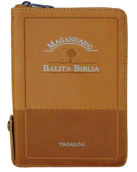 GNT Bible Tagalog With Zipper Brown (Magandang Balita Biblia) | Lazada PH