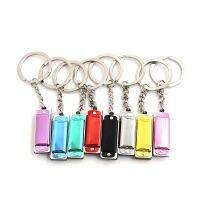 Colorful Harmonica Keychain 8 4 Holes Chain Harmonic Keyring Keys Holder Pendant