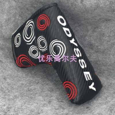 ชุดใหม่ของ Oda Bar Golf Putter Head ODYSSEY Magnet Pole Head L Cap Set Of Black And White