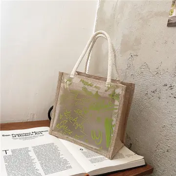 Fashion Women Transparent PVC Shoulder Bags Jelly Candy Color Large  Capacity Handbag Tote Brown 