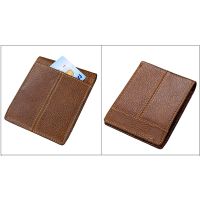 BELA Genuine Leather Wallet for Men Short Purse R Casual Korean Style