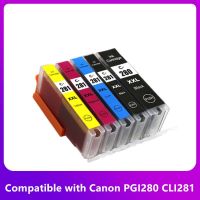 สำหรับ Canon TS9120 TS8120 TS6120 TS6220 TR8520เครื่องพิมพ์ TR7520 PFI280 280 281ตลับหมึก PGI-280ตลับหมึก CLI-281