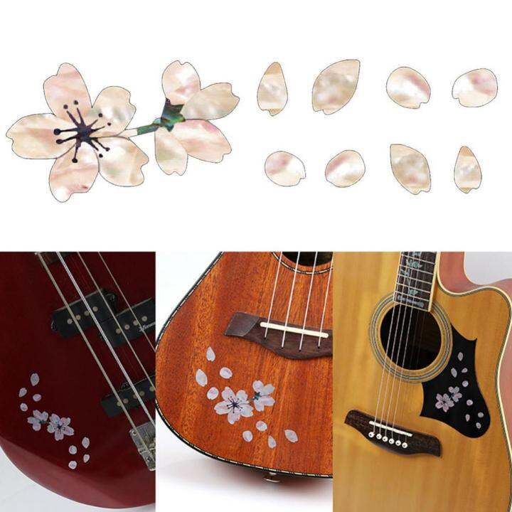 beautiful-sakura-cherry-blossoms-petals-sticker-guitar-bass-ukulele-decals-decor-for-musical-instruments-guitar-bass-accessories