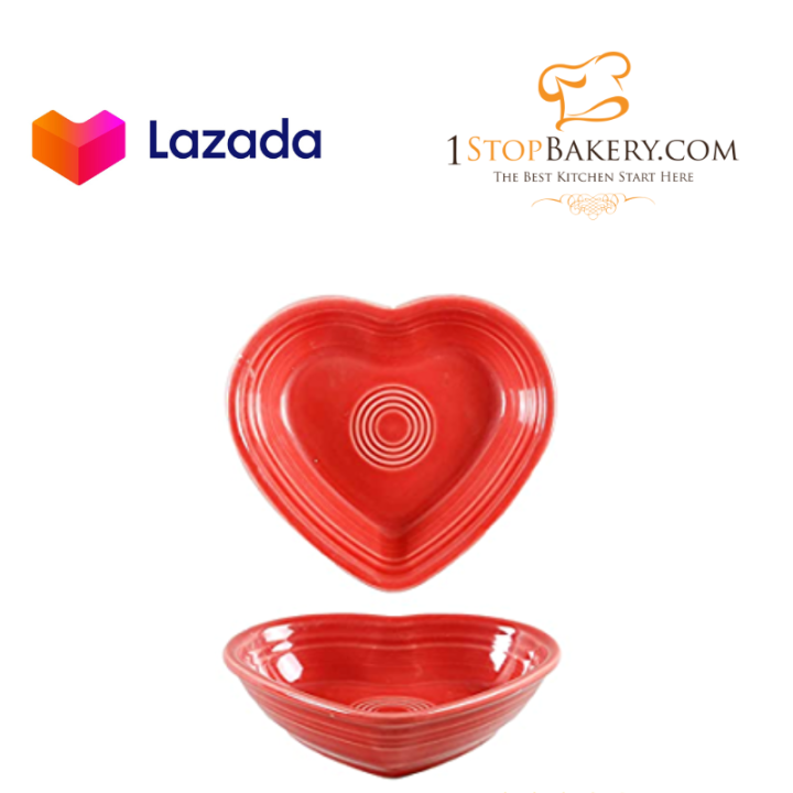 Solia PS32516 Single Portion Heart Dish Red 6.7 oz/110ml