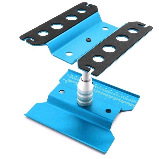 Metal rc car work stand repair workstation 360 degree rotation lift or - ảnh sản phẩm 2