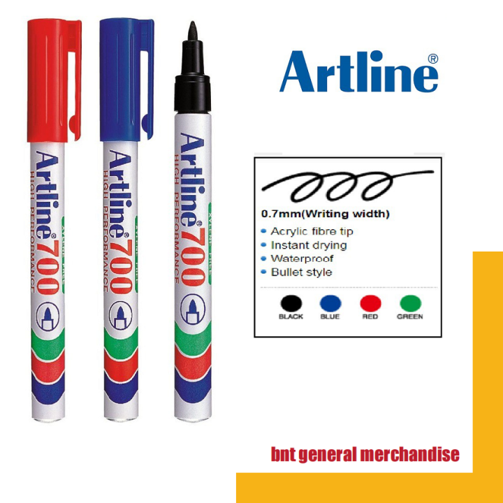 Artline 700 Permanent Marker 0.7mm (EK-700) 1Pc | Lazada PH