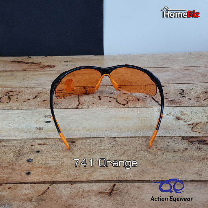 action-eyeware-รุ่น-741-orange-แว่นตานิรภัย-แว่นกันแดด2020-แว่นตากันuv-แว่นกันแดดผู้ชาย-แว่นตาผู้ชาย-แว่นสีสรรสวยงาม