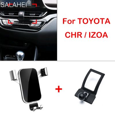 Mobile Phone Holder For Toyota CHR 2017 2018 2019 2020 Air Vent Mount Bracket GPS Phone Holder Clip Stand in Car Accessories
