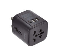 AUKEY PA-TA01 Universal Travel Adapter With USB-C and USB-A Ports (Black) (CEP-001072) CEP-001072