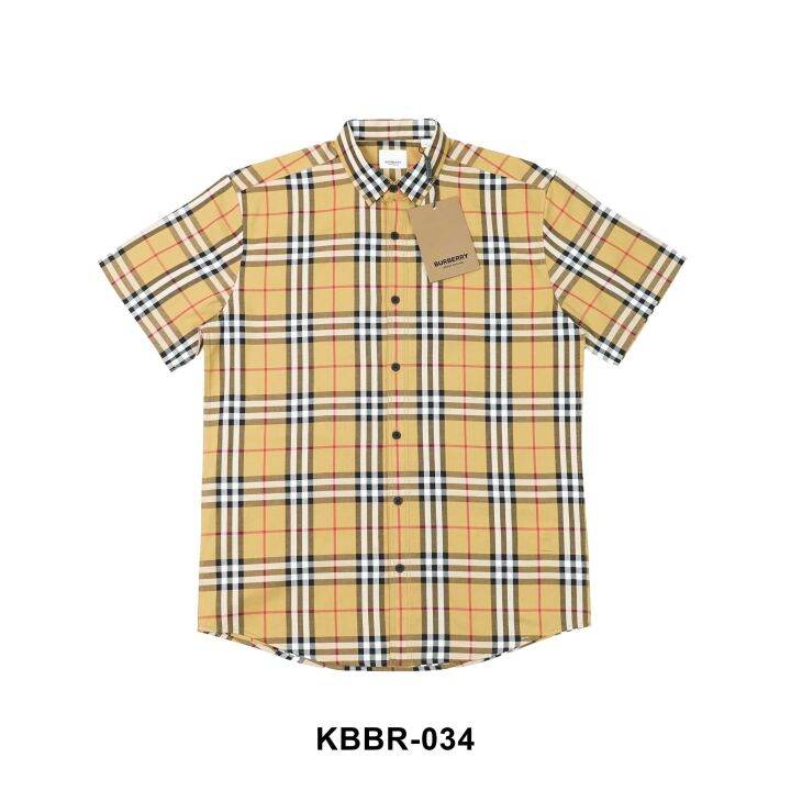 Áo sơ mi nam Burberry cộc tay giá tốt mã 80258211 tại store Việt Nam