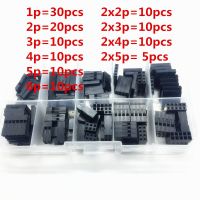 125pcs Dupont sets Kit with box 1P/2P/3P/4P/5P/6P/2*2/2*3/2*4/ 2*5Pin Housing Plastic Shell Terminal Jumper Wire Connector set