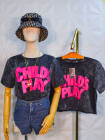 เสื้อครอป  ฟอก2Child play  เนื้อผ้าดีใส่สบายผลิตจากไทยจัดส่งไวมีบริการเก็บเงินปลายทาง ????