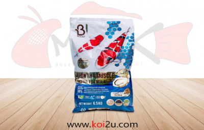 BOOOST KOI GROWTH&amp;MUSCLE OYSTER FORMULA    อาหารปลาคาร์ฟสูตรเร่งโต เร่งล่ำ ด้วยโปรตีนจากหอยนางรม