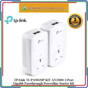 TP-Link 2-Port Gigabit Powerline ethernet Adapter Kit