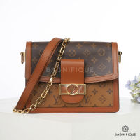 LOUIS VUITTON DAUPHINE MM 2 TONE MONOGRAM CANVAS GHW