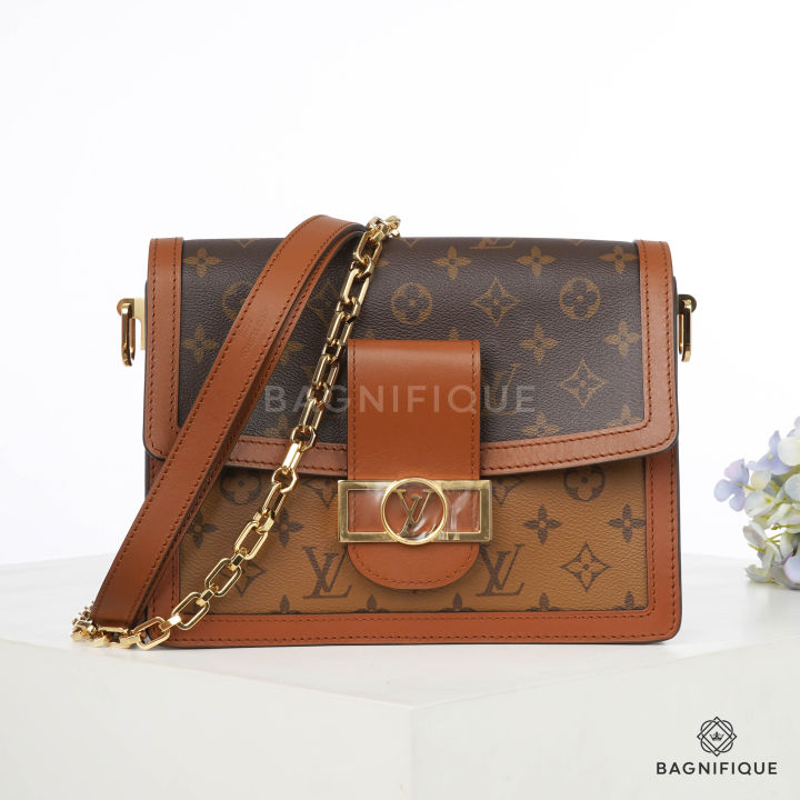 Louis Vuitton Dauphine MM Monogram Canvas GHW