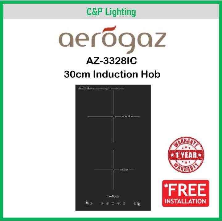 Aerogaz 30cm Induction Cooker Hob AZ3328IC Lazada Singapore