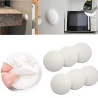 Silicone door stopper Round Strong Self Adhesive crash pad door handle bumpers Silencer Anti-collision Protector wall Sticker