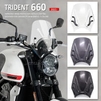 2021 2022กระจกสำหรับตรีศูล660 Trident660ใหม่อุปกรณ์มอเตอร์ไซค์กระจกลม D Eflector F Airing ทำให้ยุ่งเหยิงปก