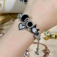 Pan home S the role of fashn hand bracelet h black koro m s cryl hand a bracelet female r h money