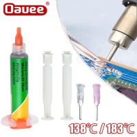 ✒ 1/2PCS New Type Low Temperature Lead-free Syringe Smd Solder Paste Flux for Soldering Led Sn42Bi58 Repair Welding Paste Tool