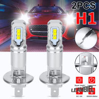 2ชิ้นหลอดไฟไฟหน้ารถมอเตอร์ไซค์แบบ Led H1โคมไฟชุดแปลงไฟตัดหมอก Drl 160W 6000K 12000lm สว่างมากไฟวิ่งกลางวัน【fast】