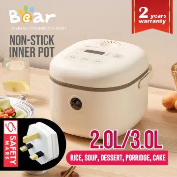 BEAR Rice Cooker Digital 8 multi functions 3L (DFB-B30R1)