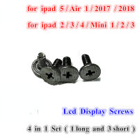 สกรูจอแอลซีดี1ชุดสำหรับ iPad 2 3 4 5 Air 1 2017 9.7นิ้ว2018มินิ1 2 3บอร์ดภายในหน้าจอ Lcd สกรูชุดอะไหล่