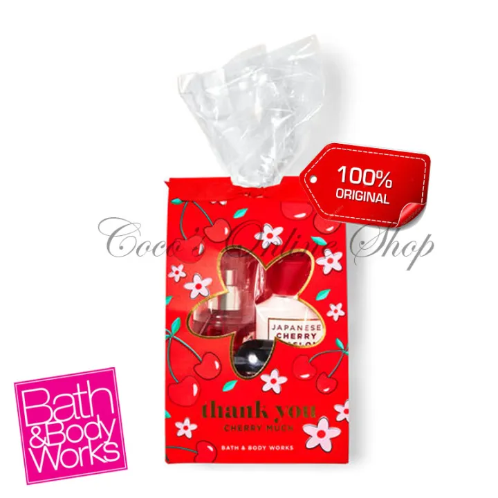 Original Bath and Body Works JAPANESE CHERRY BLOSSOM Mini Gift Travel