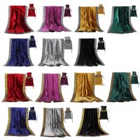 High-grade Velvet Divination Altar Cloth Board Game Tablecloth with Bag Witch Astrology Oracle Card Pad