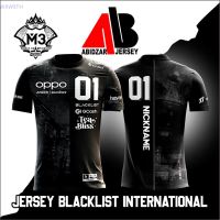 New！BLACKLIST 2023！WINNER M3 World Championship Short Sleeve T-shirt High quality products （Freeprinting of names）