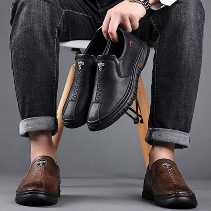tamias-รองเท้าลำลองผู้ชาย-ลดราคา-รองเท้าหนังผู้ชาย-พื้นนิ่ม-พื้นยาง-pvc-ผสม-ฝีมือดี-ทนทาน-คุ้มราคา-ขนาด-39-44