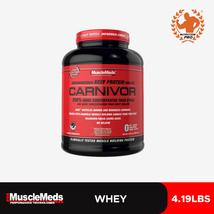 CARNIVORE WHEY 1.8KG+WHEY PROTEIN+CUTTING+INCREASE MUSCLE GROWTH + DIET + RECOVERY Lazada