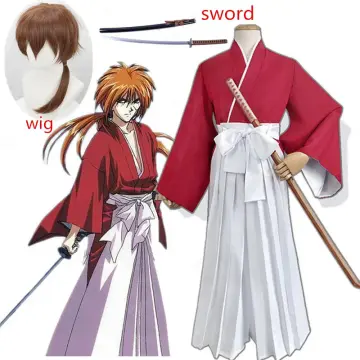 Rurouni Kenshin Himura Kenshin Cosplay Costume Outfits Halloween Carni