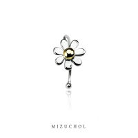 Mizuchol ต่างหูหนีบเงินแท้  Call Me Sunflower Ear Cuff (SALE)