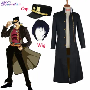 Em promoção! Jojo's Bizarre Adventure Cosplay Kujo Jotaro Traje De